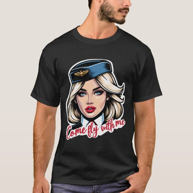 Scandinavian Stewardness   T-Shirt (Front)