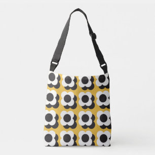 Scandinavian style, floral vintage pattern crossbody bag