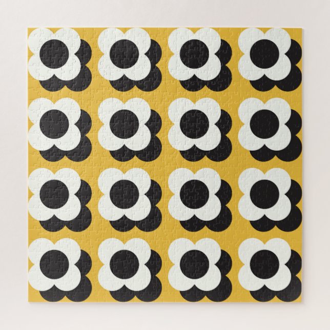 Scandinavian style, floral vintage pattern jigsaw puzzle (Vertical)