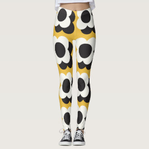 Scandinavian style, floral vintage pattern leggings