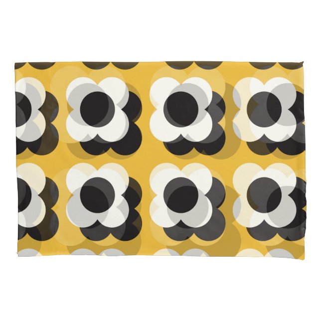 Scandinavian style, floral vintage pattern pillowcase (Front)