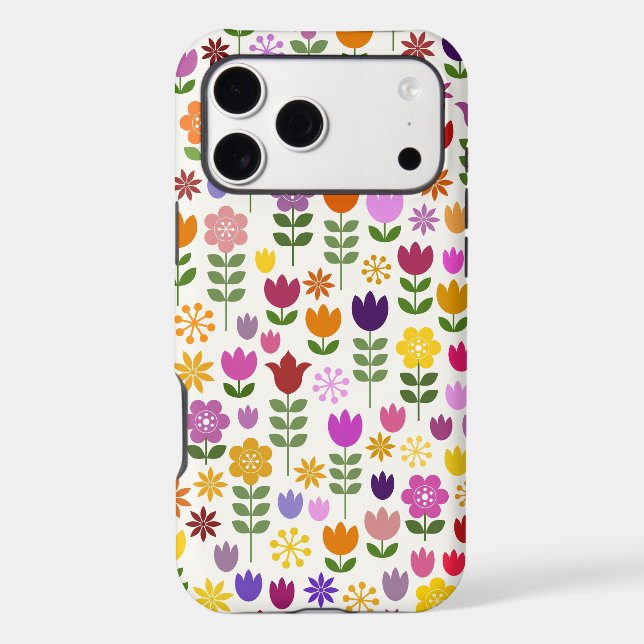 Scandinavian Style Flower Pattern (Back)