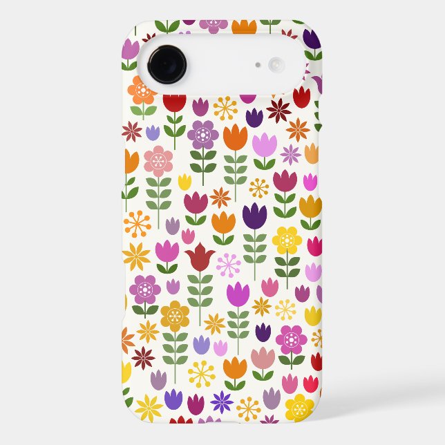 Scandinavian Style Flower Pattern (Back)