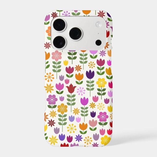 Scandinavian Style Flower Pattern (Back)