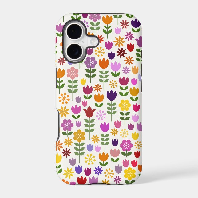 Scandinavian Style Flower Pattern (Back)