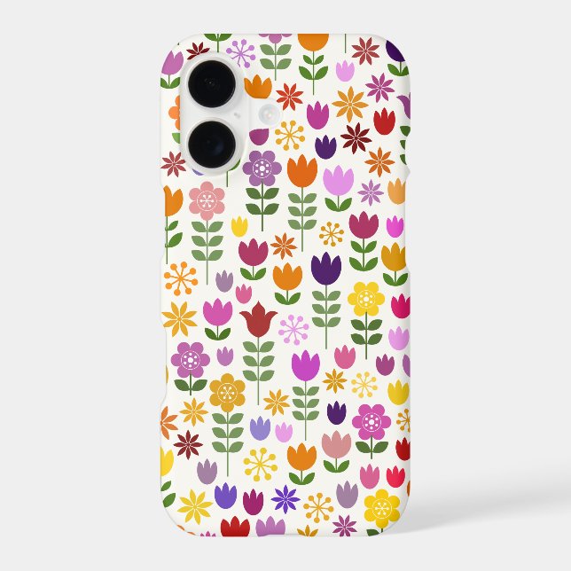 Scandinavian Style Flower Pattern (Back)