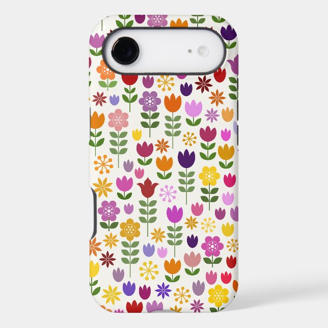 Scandinavian Style Flower Pattern (Back)
