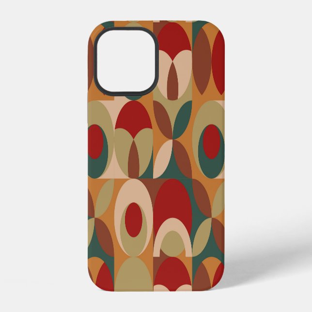Scandinavian Style Geometry Minimal Artwork iPhone Case (Back)