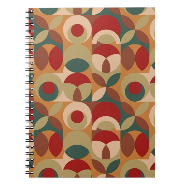 Scandinavian Style Geometry Minimal Artwork Notebook (Front)
