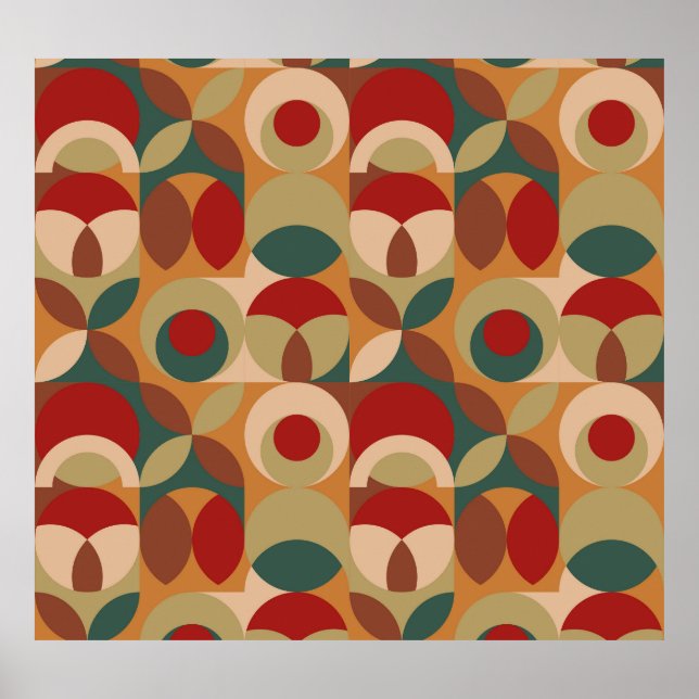 Scandinavian Style Geometry Minimal Artwork Poster (Front)