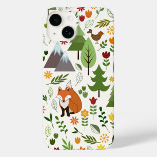 Scandinavian Style Illustrations on Crm Lg Pattern Case-Mate iPhone 14 Case