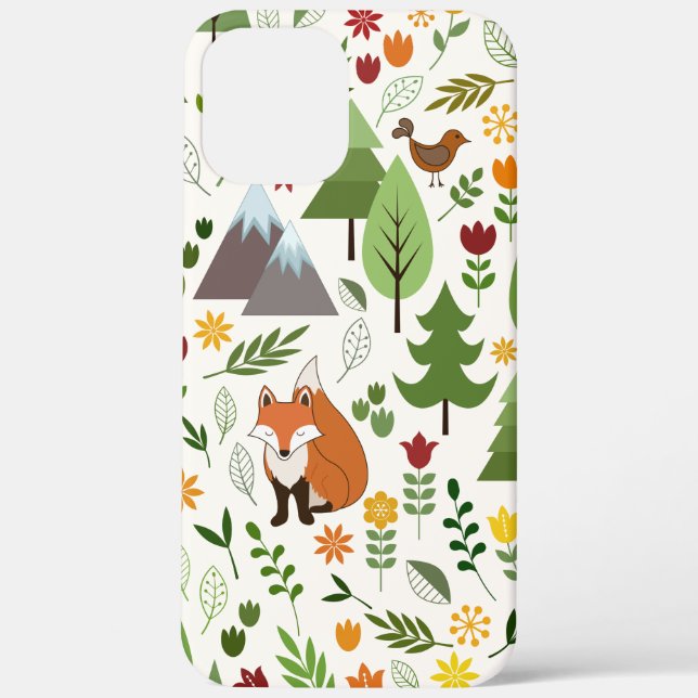 Scandinavian Style Illustrations on Crm Lg Pattern Case-Mate iPhone Case (Back)