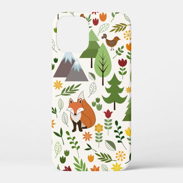 Scandinavian Style Illustrations on Crm Lg Pattern Case-Mate iPhone Case (Back)