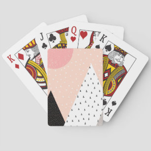 Scandinavian Style Mountain Peak Playing Cards