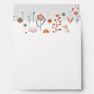 Scandinavian Summer Flowers Envelope