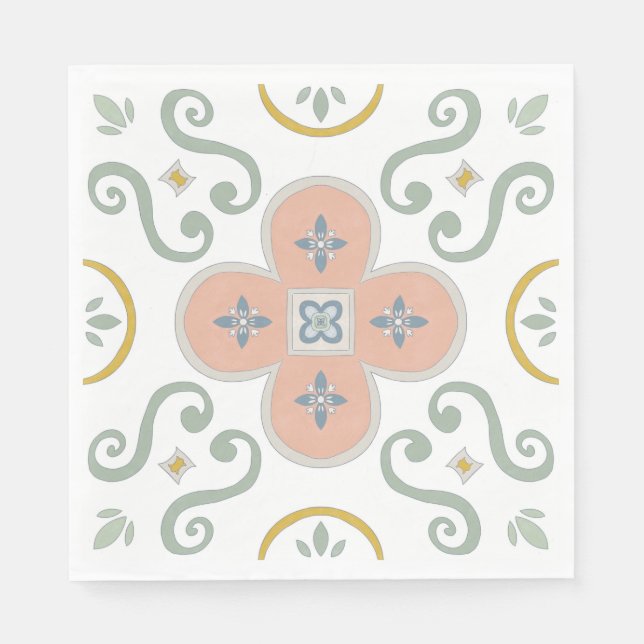 scandinavian-terracotta napkin (Front)