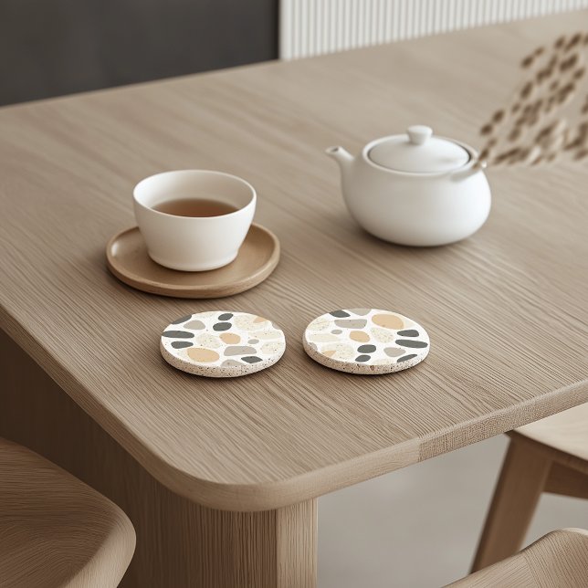 Scandinavian Terrazzo Stone Coaster (Creator Uploaded)