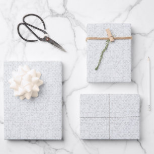Scandinavian Textured Luxury Rug Wrapping Paper Sheet