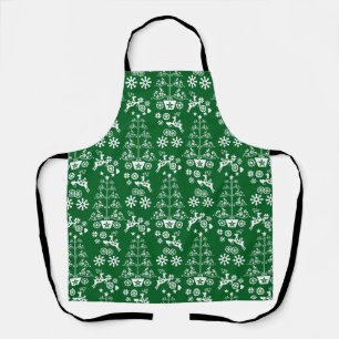 Scandinavian Traditional Christmas Decorations Apron