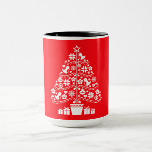 Scandinavian Traditional Christmas Decorations Mug