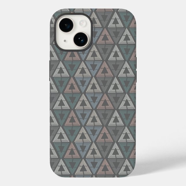 Scandinavian Triangles Case-Mate iPhone Case (Back)