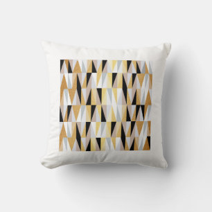 Scandinavian Triangles: Christmas Colour Pattern. Cushion