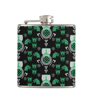 Scandinavian Viking Norsemen Home Decor Hip Flask