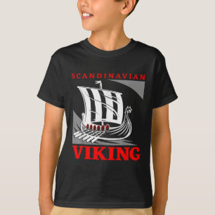 Scandinavian Viking Ship Dragon Boat Drakkar Thor T-Shirt
