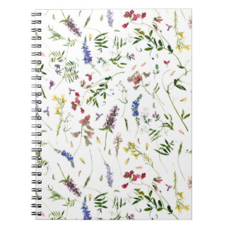 Scandinavian Wildflowers Meadow Notebook