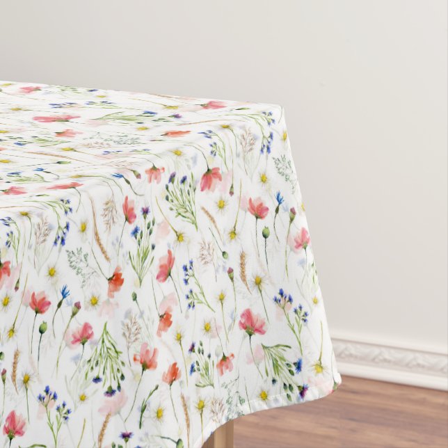 Scandinavian Wildflowers Meadow Tablecloth (In Situ)