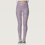 Scandinavian Winter pattern leggings<br><div class="desc">scandinavian winter pattern leggings with tree branches and hearts in two warming tones</div>