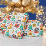 Scandinavian Woodland Christmas  Kids Christmas  Wrapping Paper<br><div class="desc">Celebrate the magical and festive holiday season with our Scandinavian Woodland Christmas Kids Christmas Wrapping Paper ,  Scandi Christmas Wrapping Paper,  Kids Christmas Gift Wrap,  Xmas Gift Wrap,  Bright Christmas Wrapping Paper,  Colourful Scandinavian Gift Wrap ♡ ♡</div>