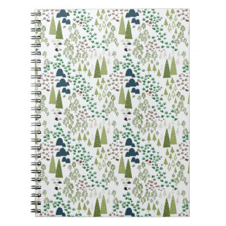 Scandinavian Woodlands Notebook
