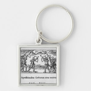 Scandinavians using their arrows key ring