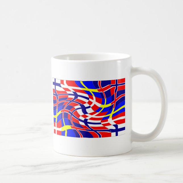 Scandinavy Wavy Coffee Mug (Right)