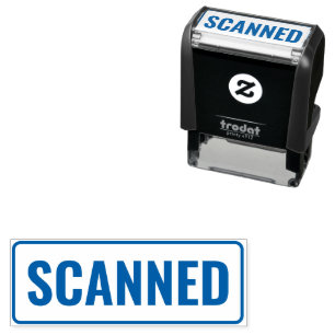 Scanned Business Office Self-inking Stamp