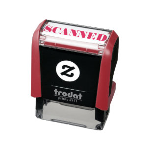 Scanned Business Office Self-inking Stamp