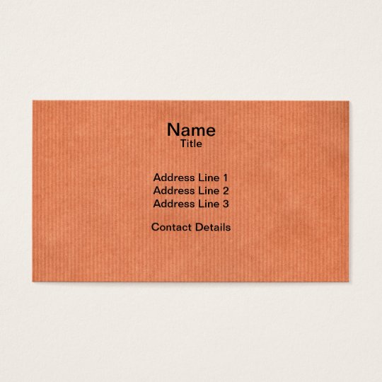 Scanned Detailed Kraft Paper Texture Peach Pink Business Card
