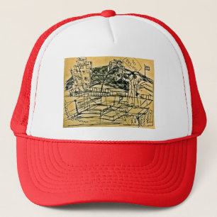 SCANNED PASSPORT TRUCKER HAT