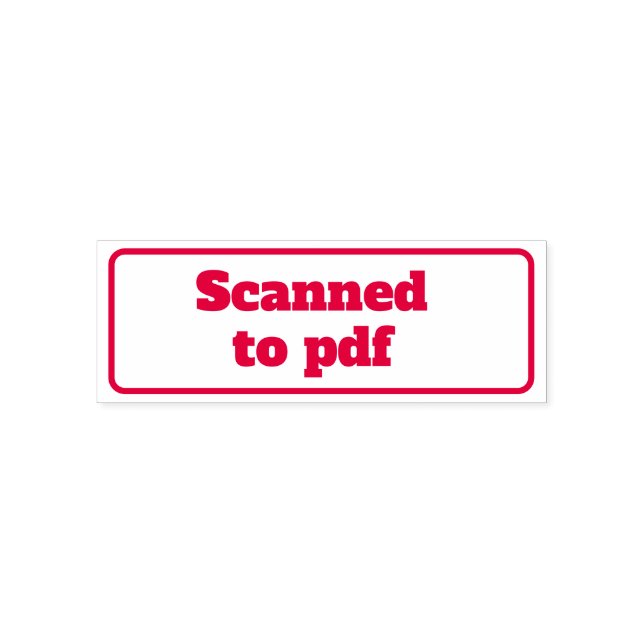Scanned to pdf Business Office Stamp (Design)