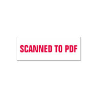 Scanned to pdf for archiving documents