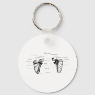 Scapula Details Key Ring