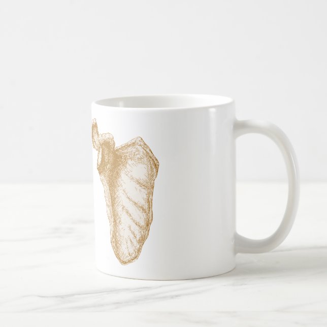 Scapula Sepia Coffee Mug (Right)