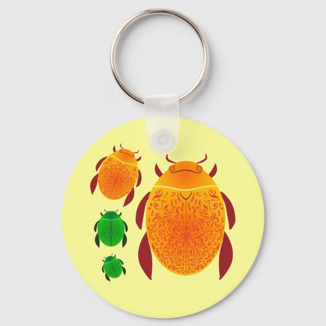 Scarab Beetle Key Ring (Front)