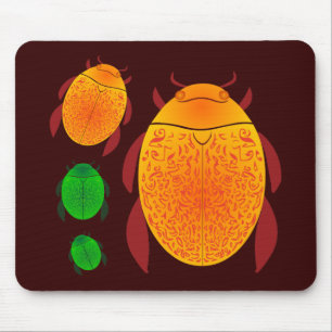 Scarab Beetle Mouse Mat