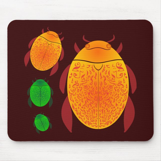 Scarab Beetle Mouse Mat (Front)