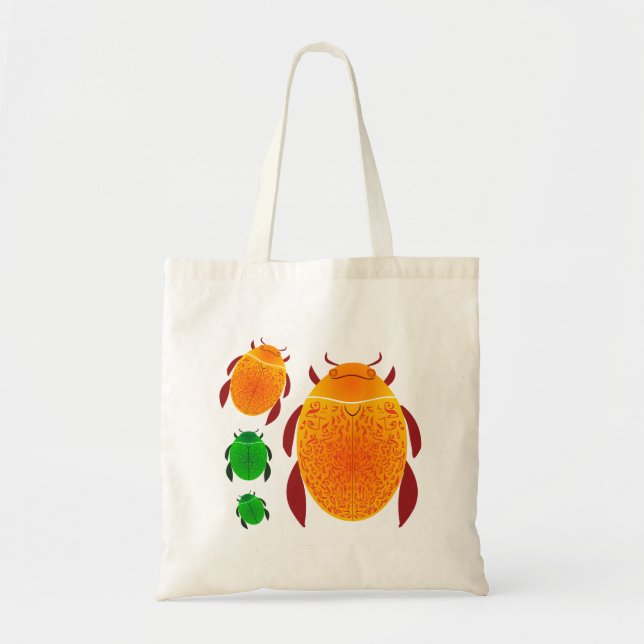 Scarab Beetle Tote Bag (Front)