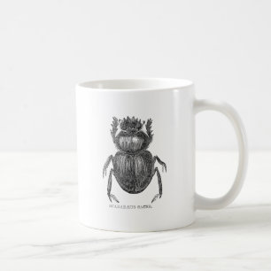 Scarab Beetle Vintage pen and ink drawing Coffee Mug