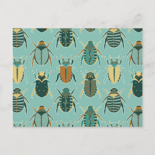 Scarab Beetles Postcard