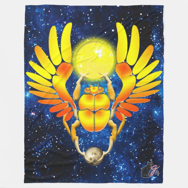 Scarab Fleece Blanket (Front)